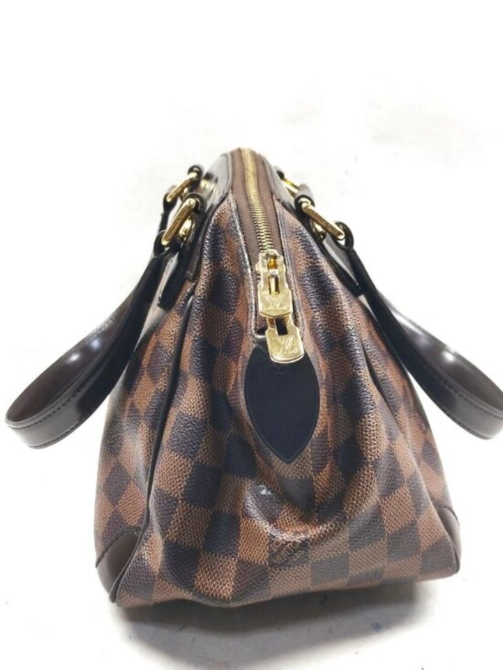Authentic Louis Vuitton Verona PM Damier Ebene Shoulder Bag Brown LV Tote - Picture 4 of 16